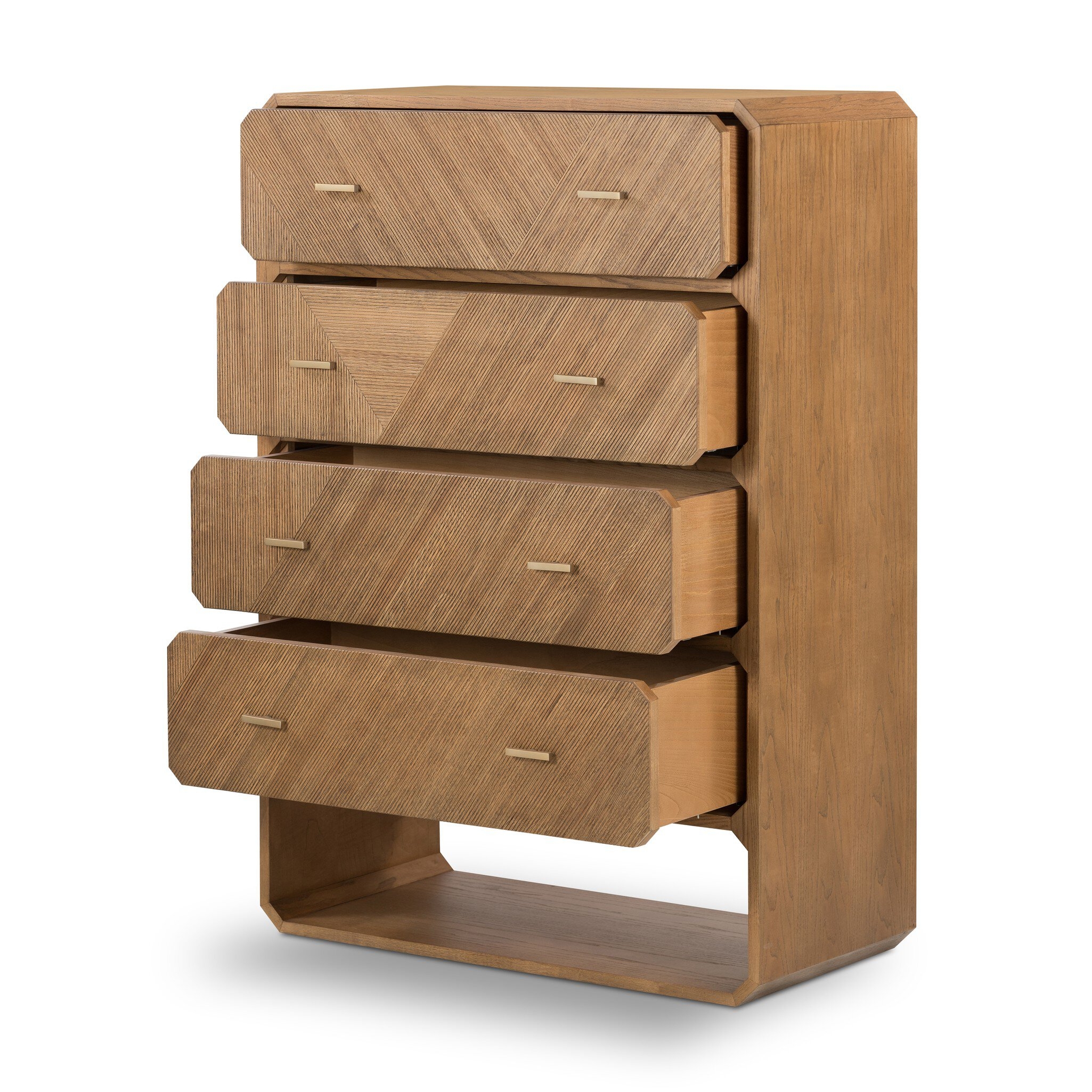 Caspian 4 Drawer Dresser - Natural Ash Veneer - Image 4