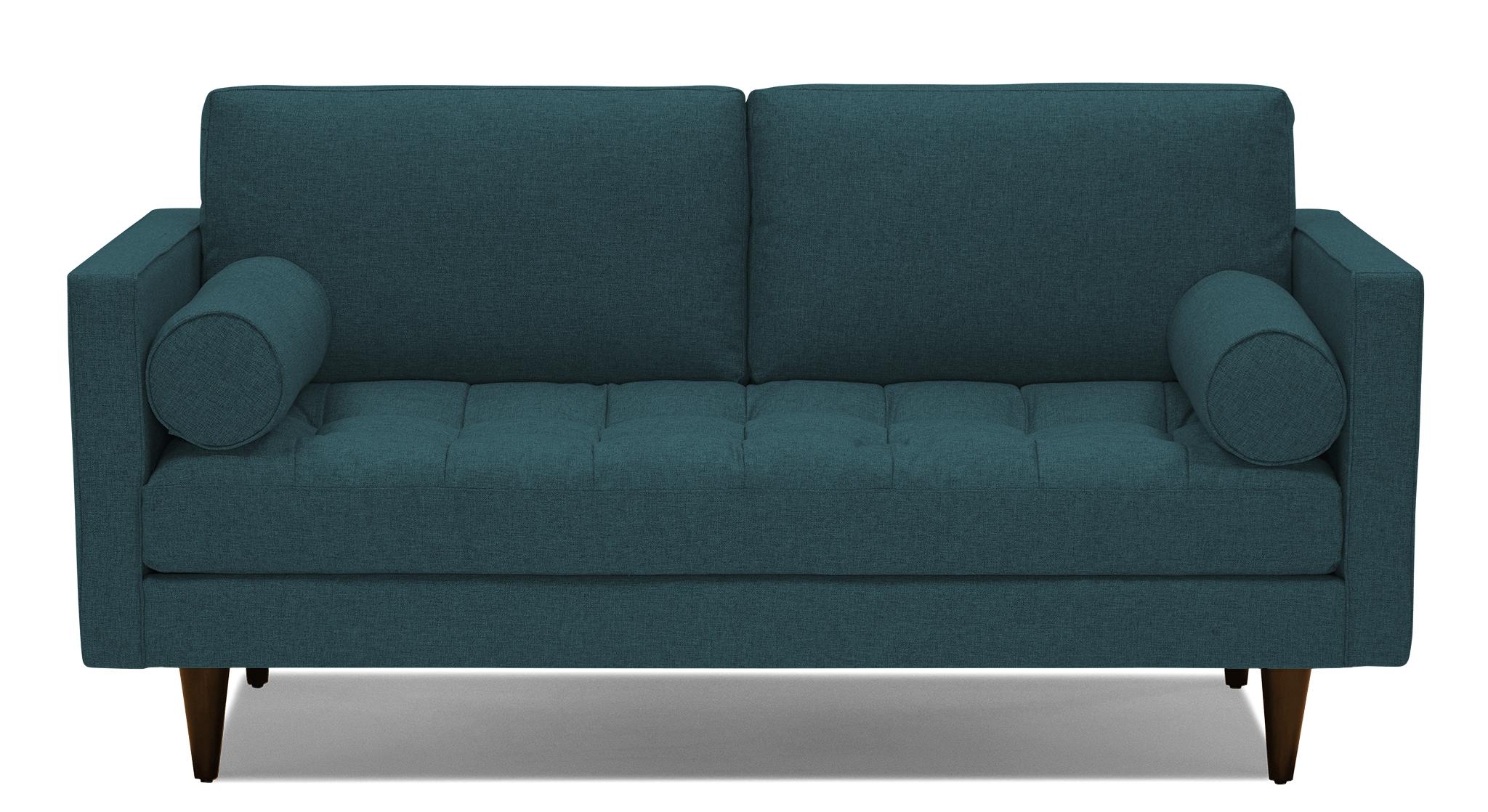 Blue Briar Mid Century Modern Loveseat - Cody Pacific - Mocha - Image 0