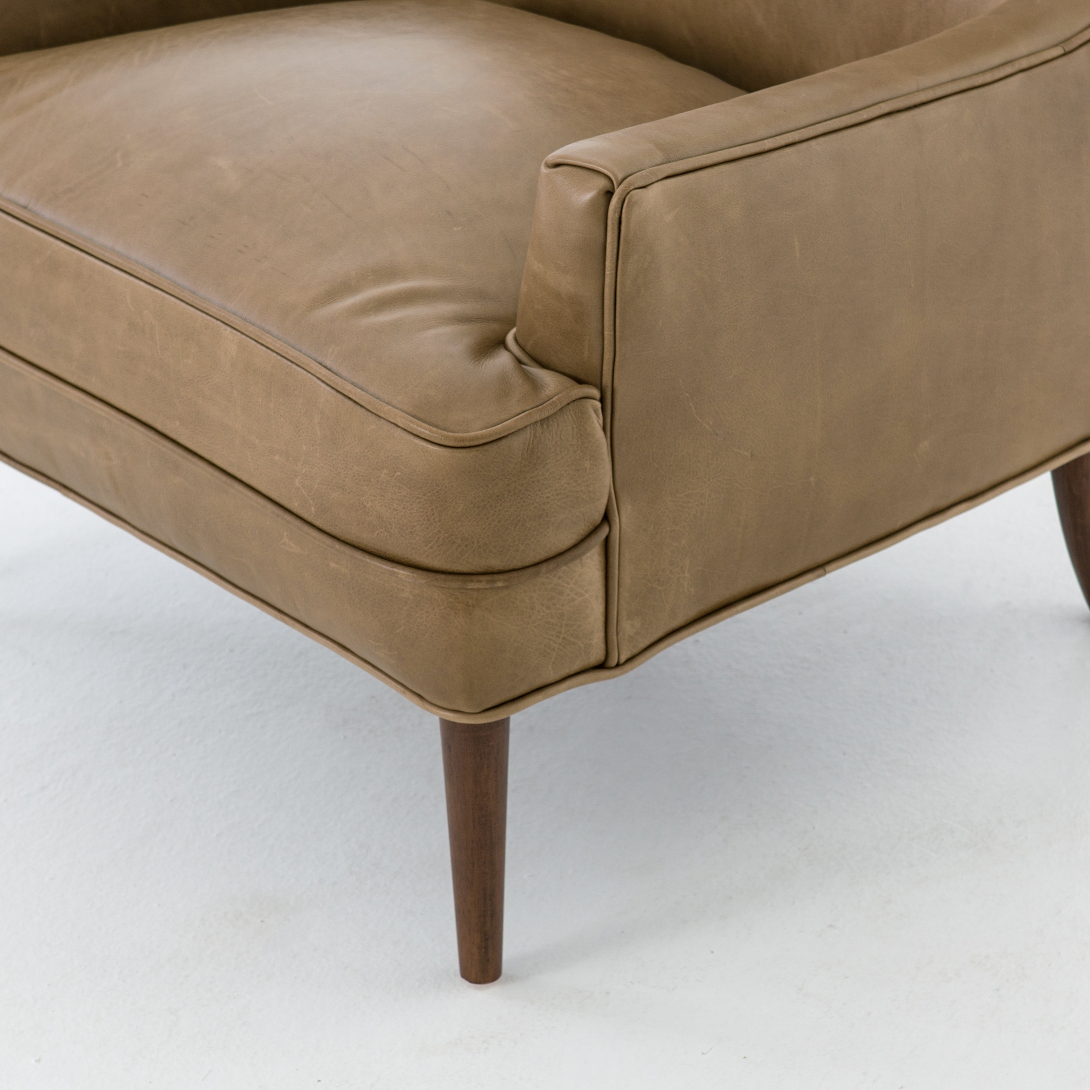 Ilona Leather Accent Chair - Image 6