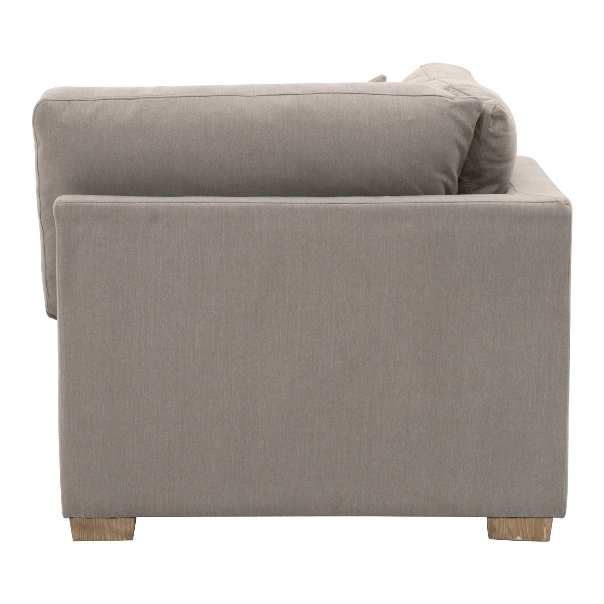 Hayden Modular Taper Sofa Corner Chair, LiveSmart Peyton-Slate, Natural Gray Oak - Image 2