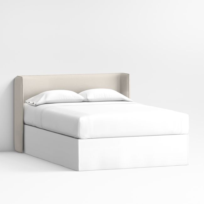 Noa Shelter Cream Upholstered Kids Full Headboard - Image 0