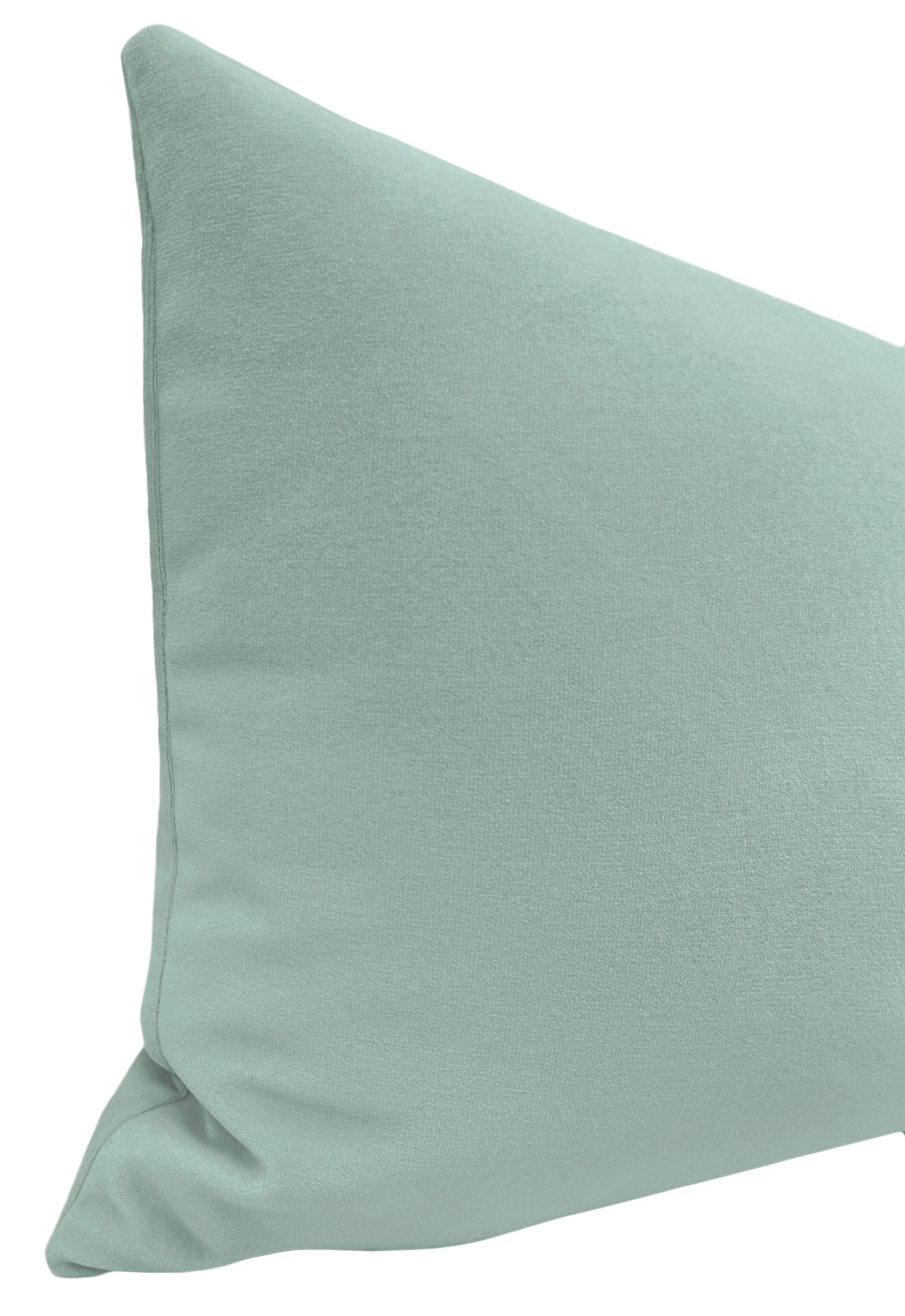 THE XL LUMBAR :: SIGNATURE VELVET // SPA BLUE - BY THE YARD - Image 3