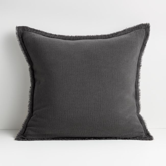 Olind Pillow Cover, Gray, 23" x 23" - Image 0