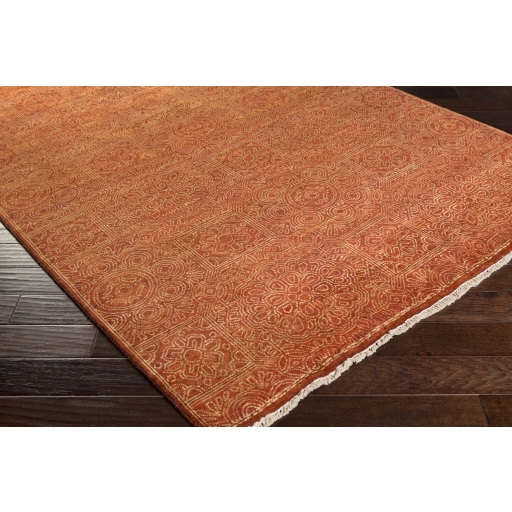 Empress Red Indoor 3'6" x 5'6" Handmade Rug - Image 1