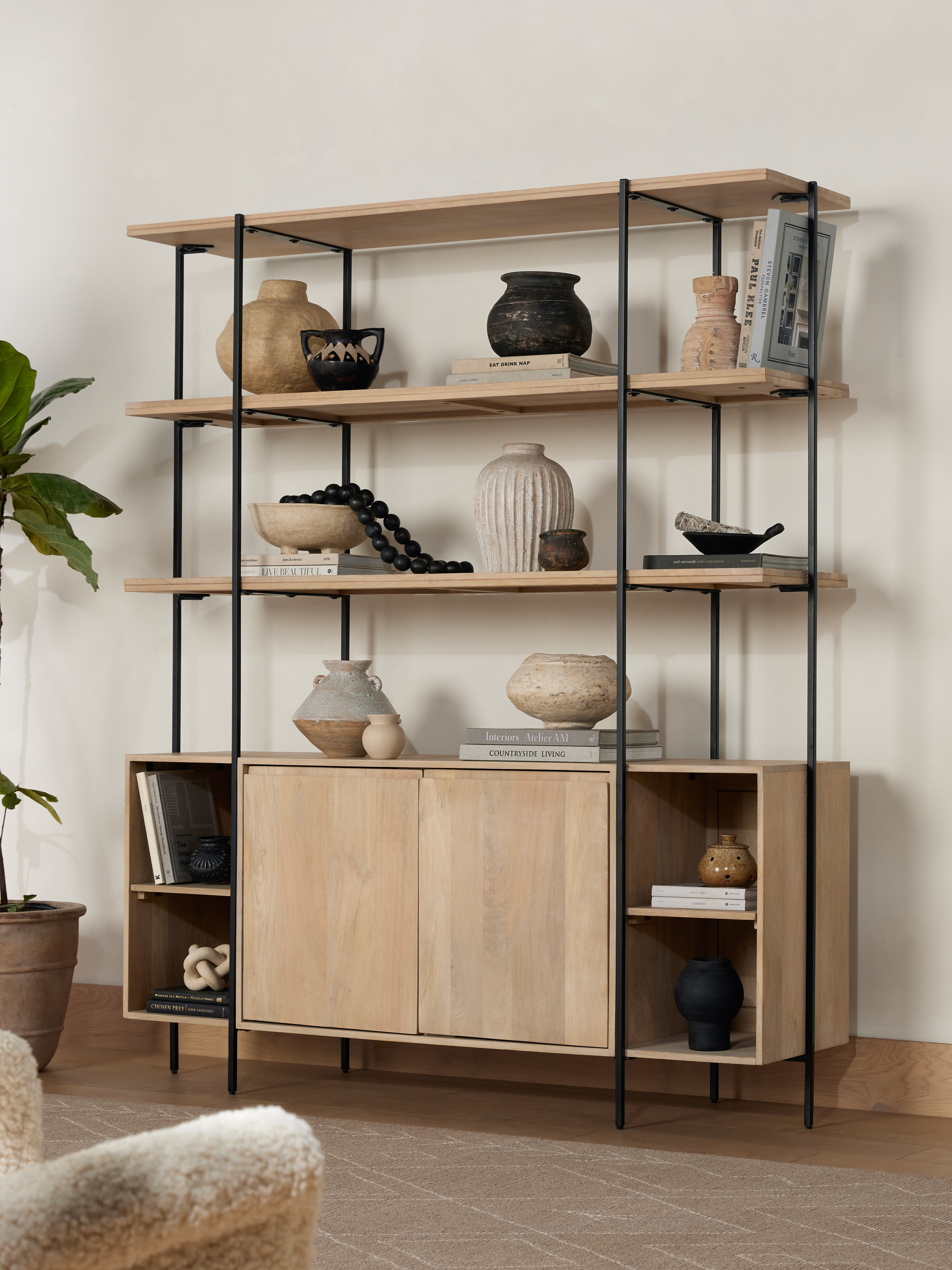 Elena Sideboard And Hutch - Image 1