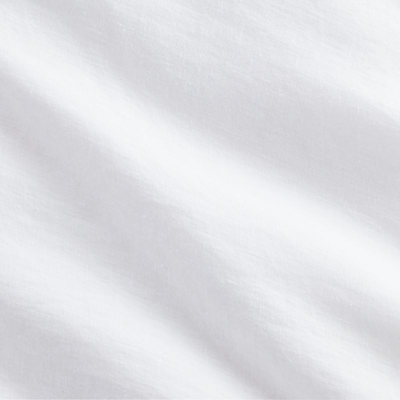 New Natural Hemp White King Duvet Cover - Image 1