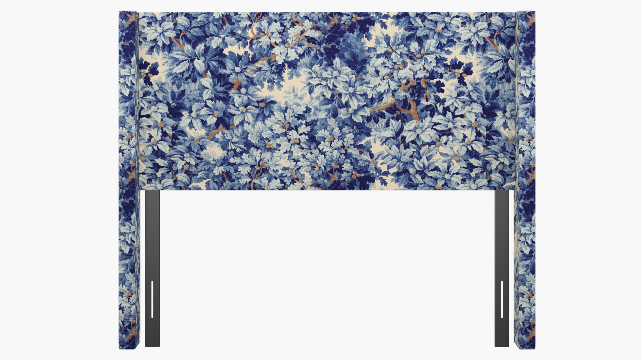 Modern Wingback Headboard, Limoges Bois De Chene, Queen - Image 1