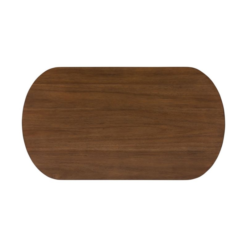 Panos 32" Curved Acacia Wood Nightstand - Image 10