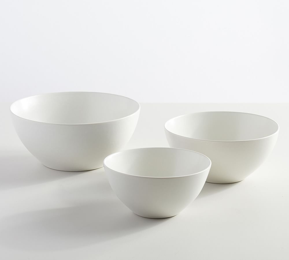 Mason Stoneware Mixing Bowls, Set of 3 - Image 0