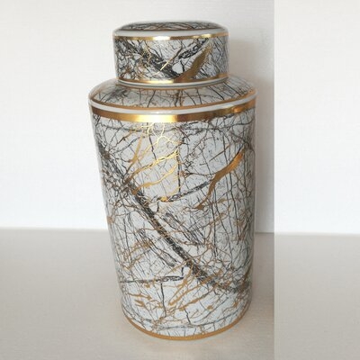 Mcinerney White Indoor / Outdoor Ceramic Ginger Jar - Image 0