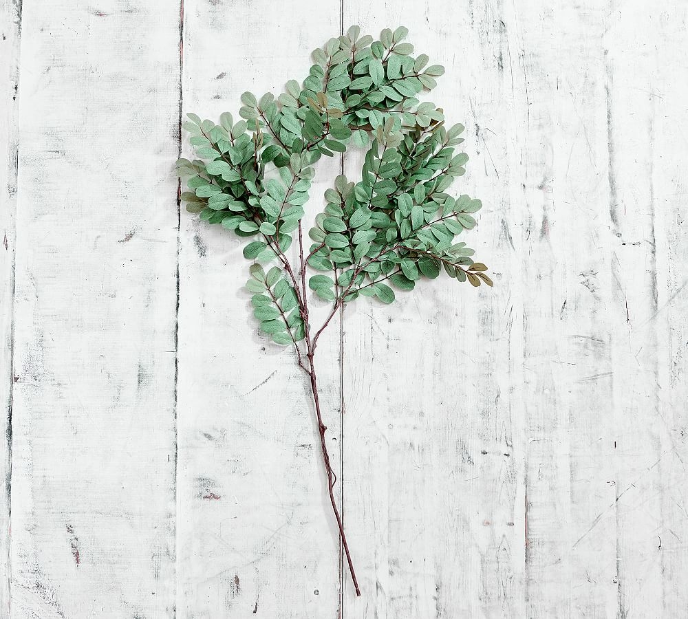 Faux Robinia Branch, Green - Image 0