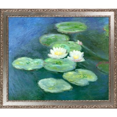 Water Lilies, Evening by Claude Monet Framed Painting - Image 0