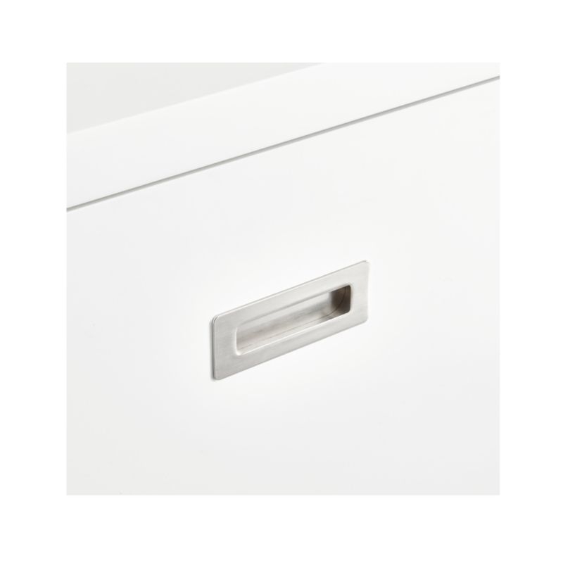 Aspect White 23.75" Modular Low File Cabinet - Image 5