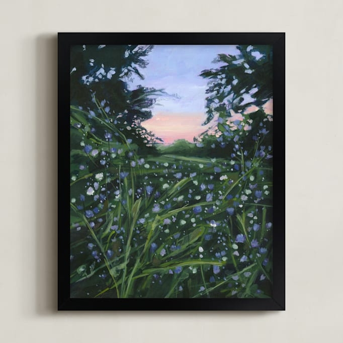 Wildflowers At Dusk Limited Edition Fine Art Print 2 - Image 0