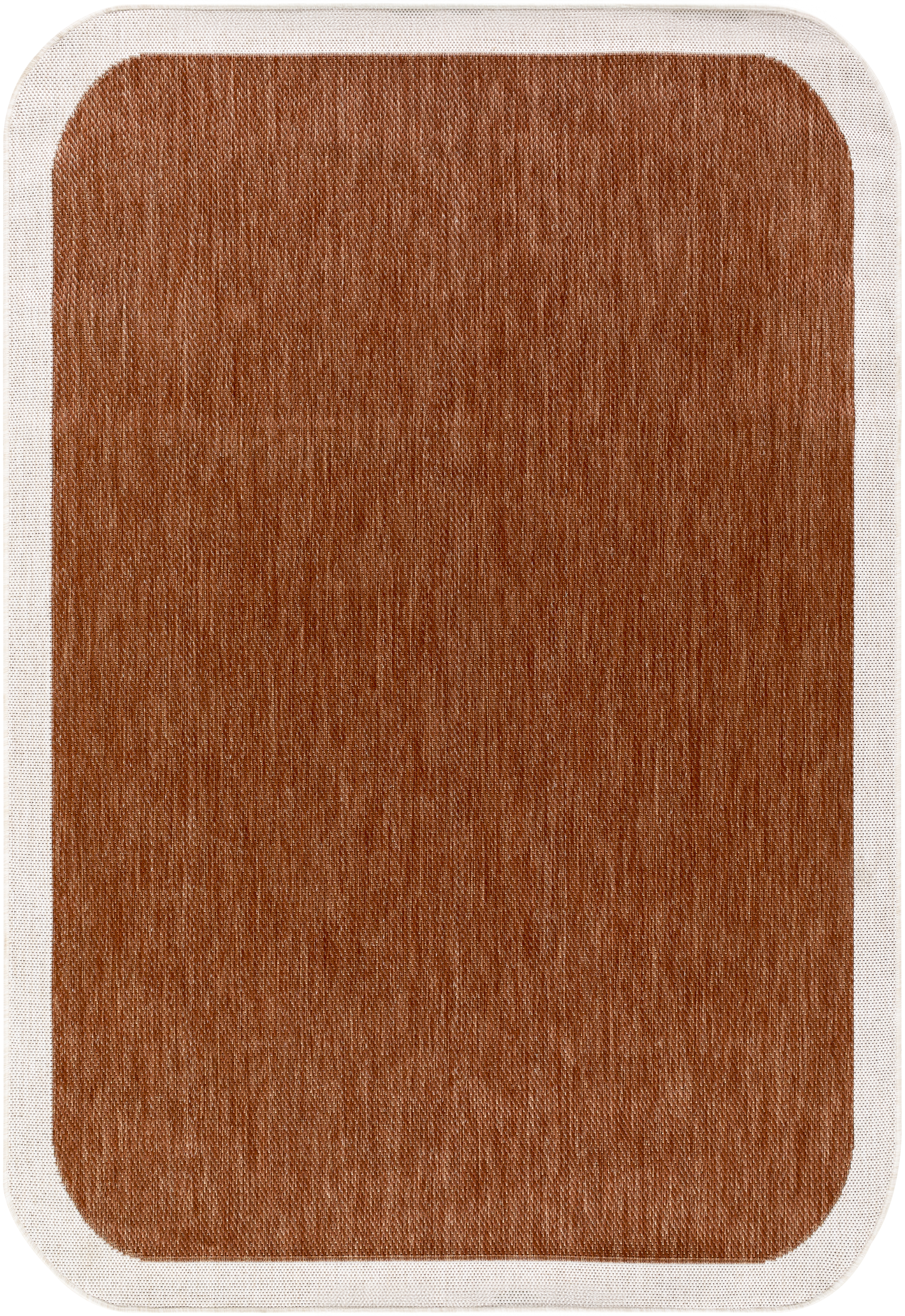 Miami Beach Orange Outdoor 2'4" x 3'9" Machine Woven Rug - Image 0