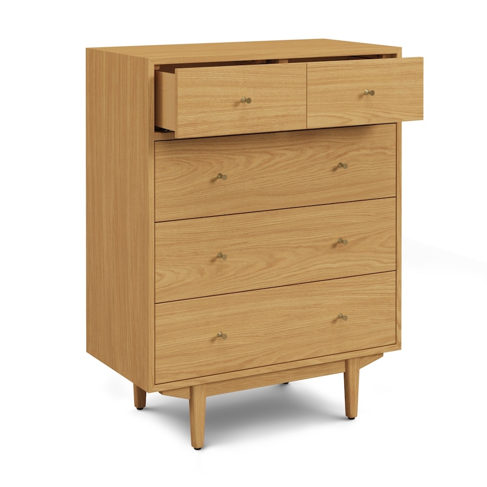 Cooper 5-Drawer Chest - Natural Oak - Image 1