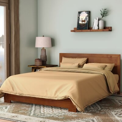 Trent Solid Wood Low Profile Platform Bed - Image 0