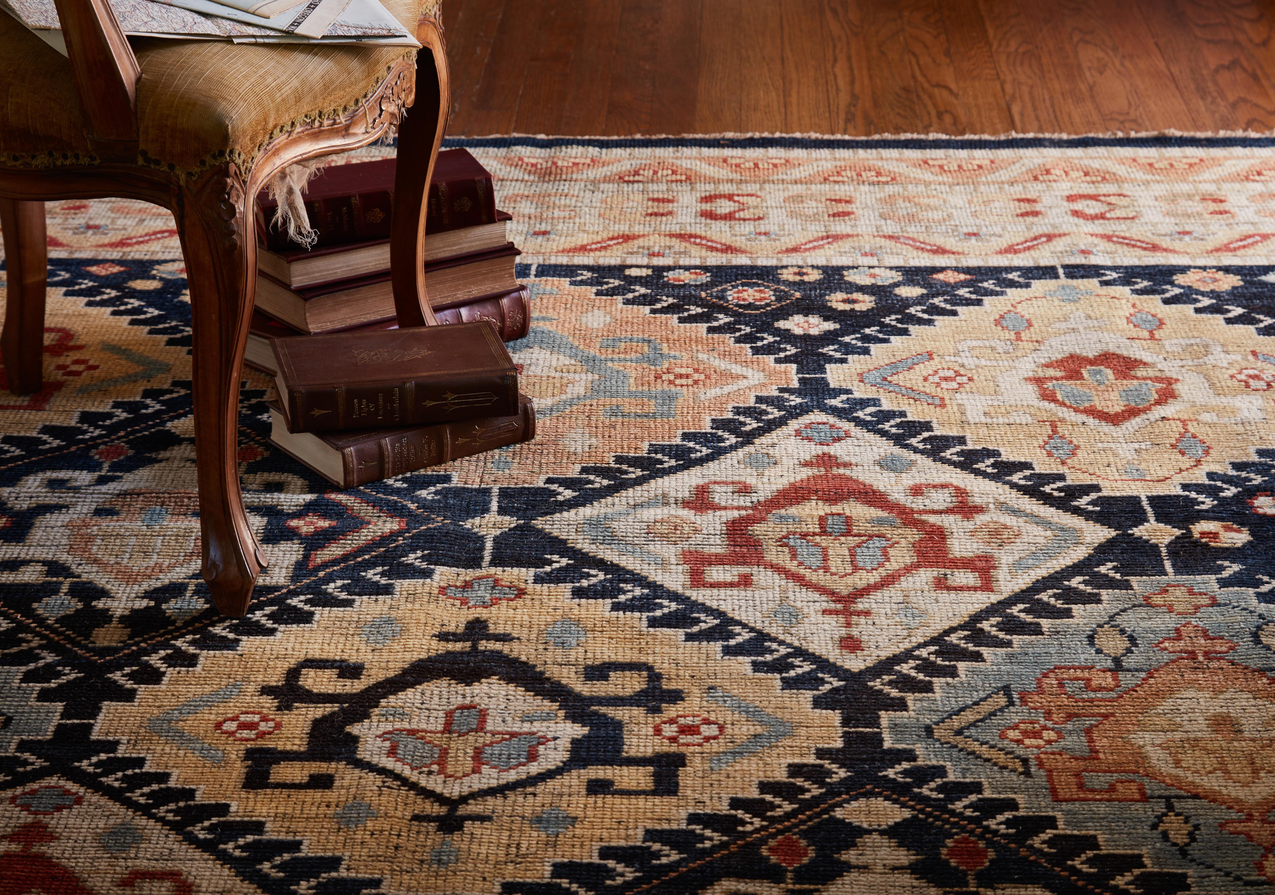 Loloi Heirloom Navy / Multi 8'-0" x 10'-0" - Image 6