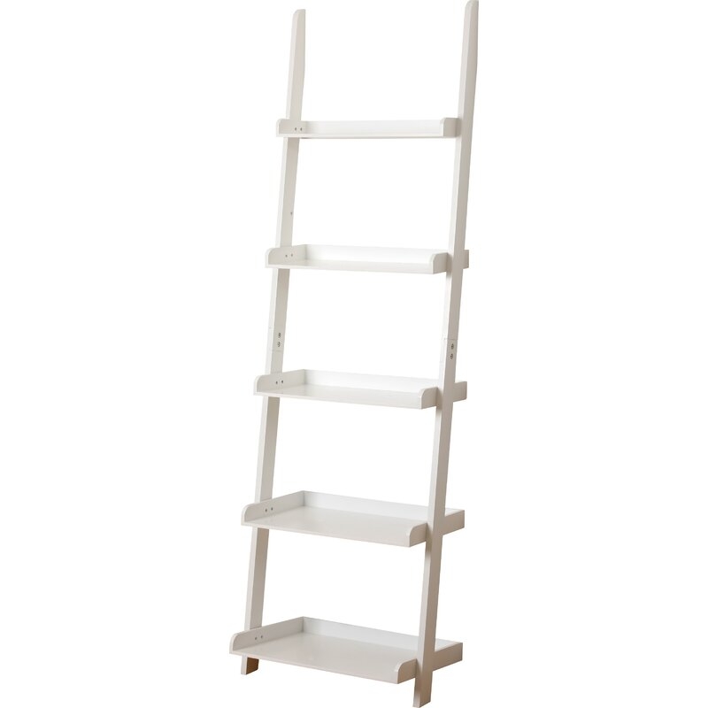 Ricardo Ladder Bookcase, White - Image 0