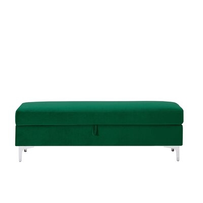 Upholstered Flip Top Storage Bench - Image 0