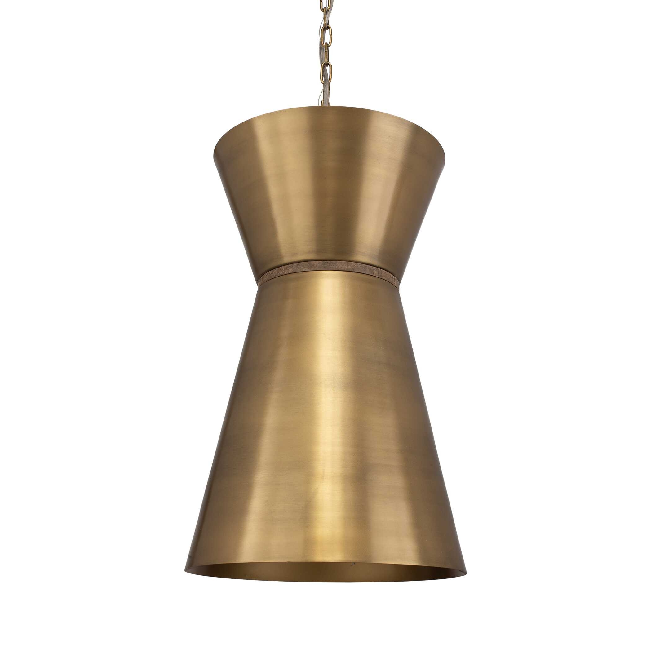 Crocker Brass 1 Light Mini Pendant - Image 2