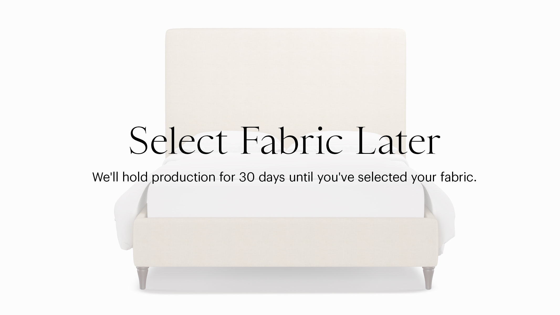 Classic Bed, Buy Now, Decide Later, Espresso Decorative Tapered Leg, Queen - Image 0