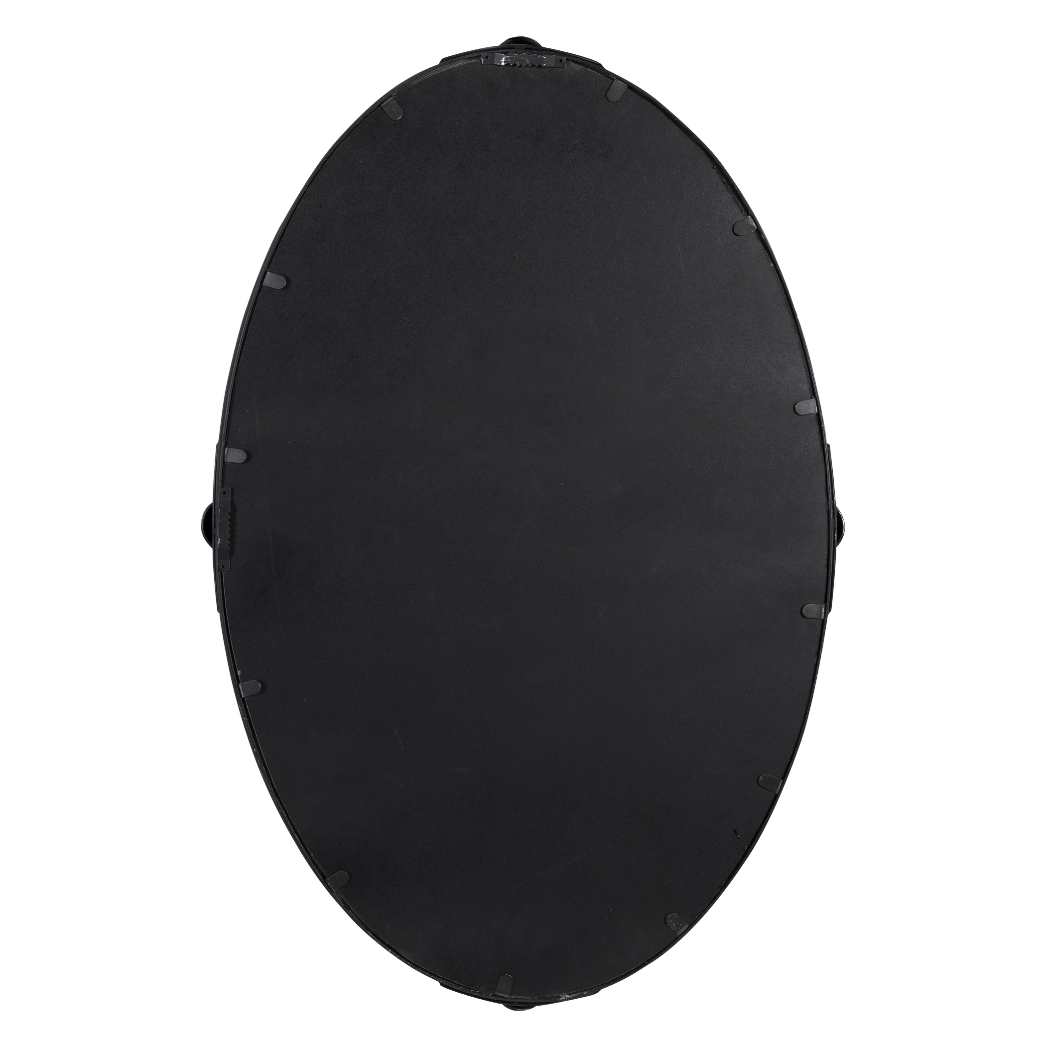 Carrick Black Oval Mirror - Image 4