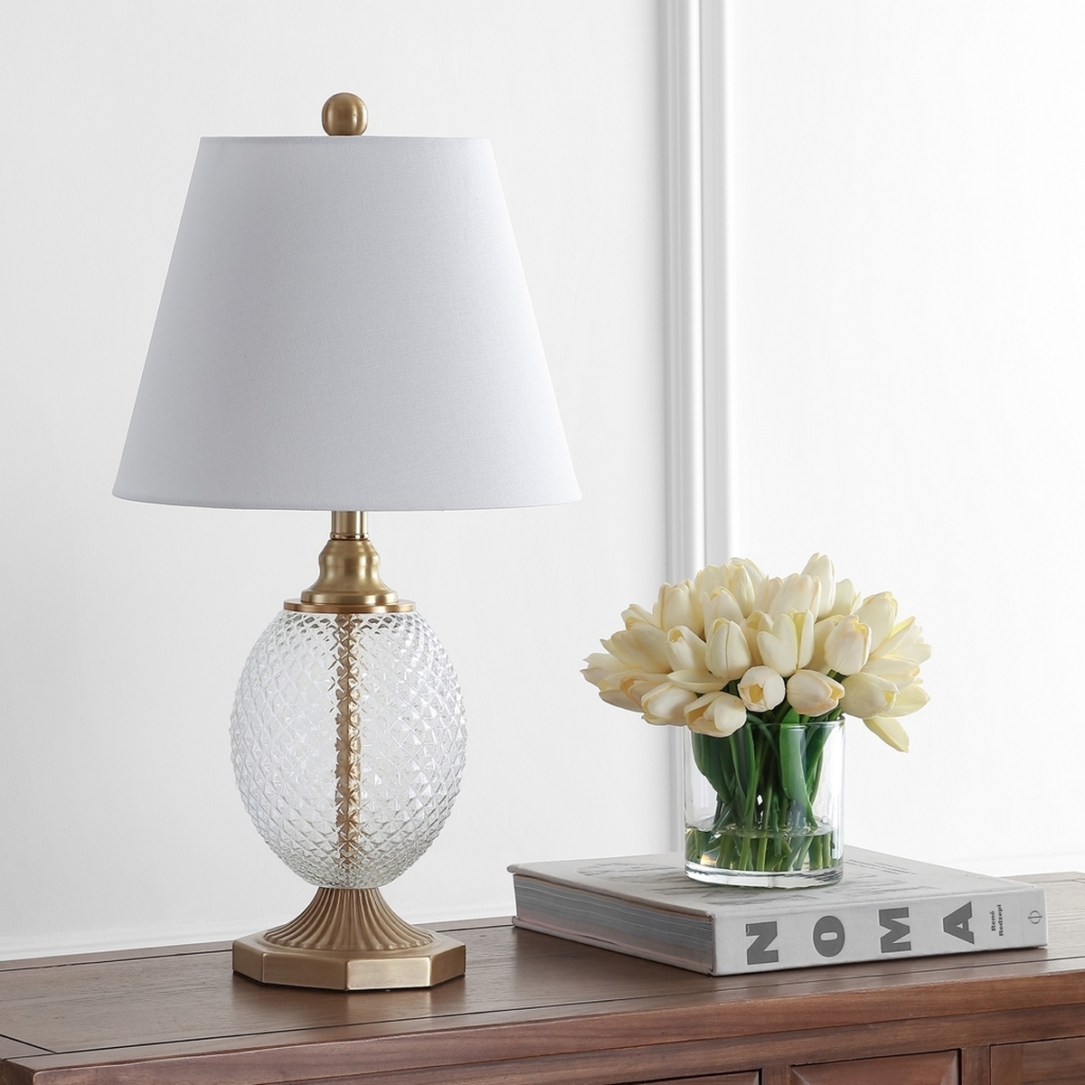 Kaiden Table Lamp - Brass / Clear - Safavieh - Image 2