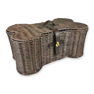 Cambridgeshire Bone Shape Toy Wicker/Rattan Basket - Image 0