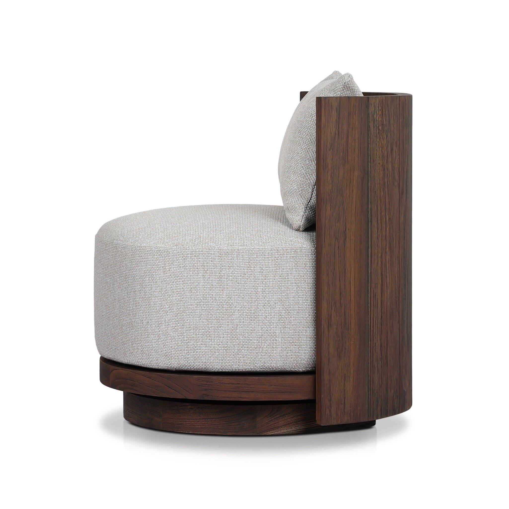 Ozzy Outdoor Swivel Chair - Ramiro Ecru - Image 2