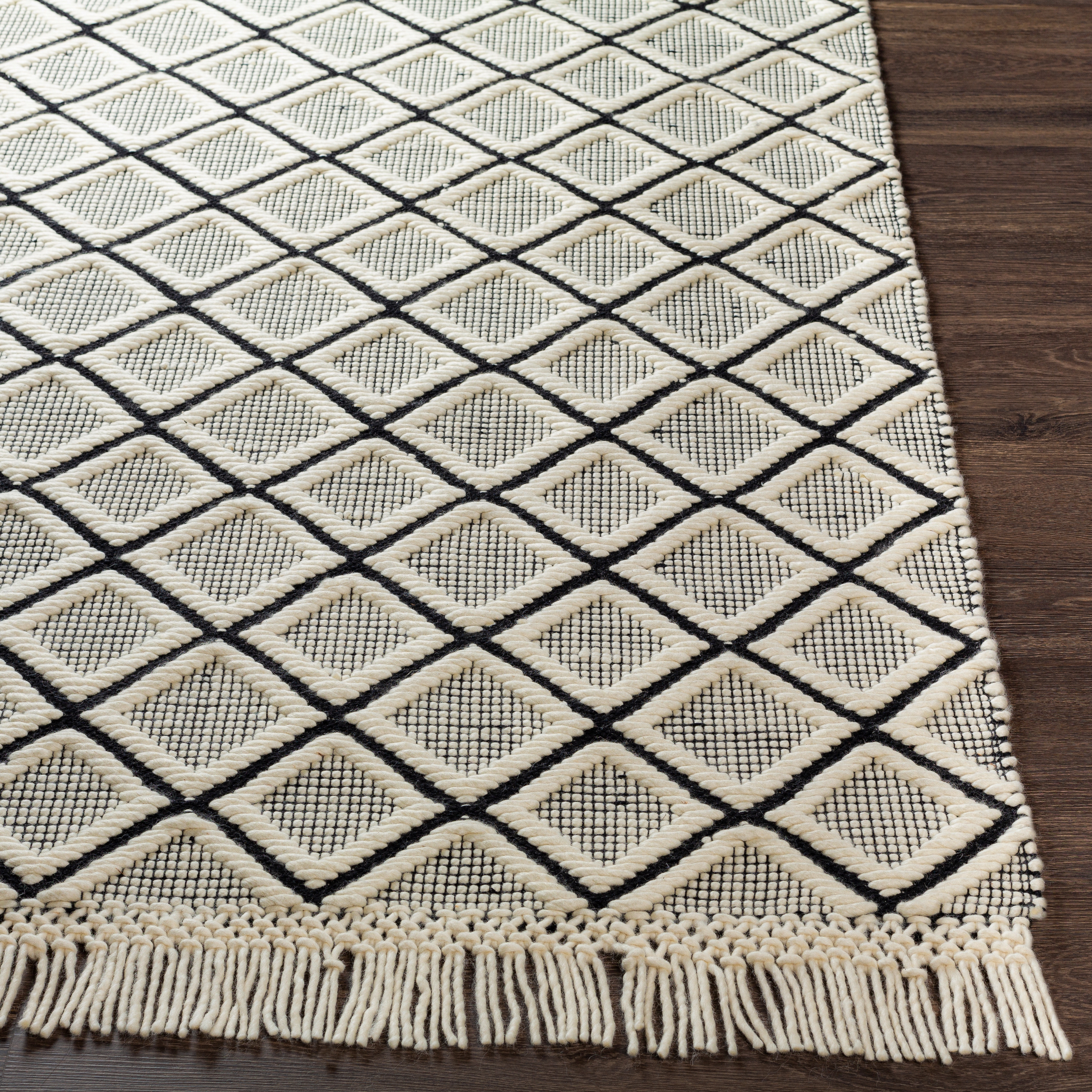 Saint Clair Beige Indoor 2'6" x 8' Handmade Rug - Image 2