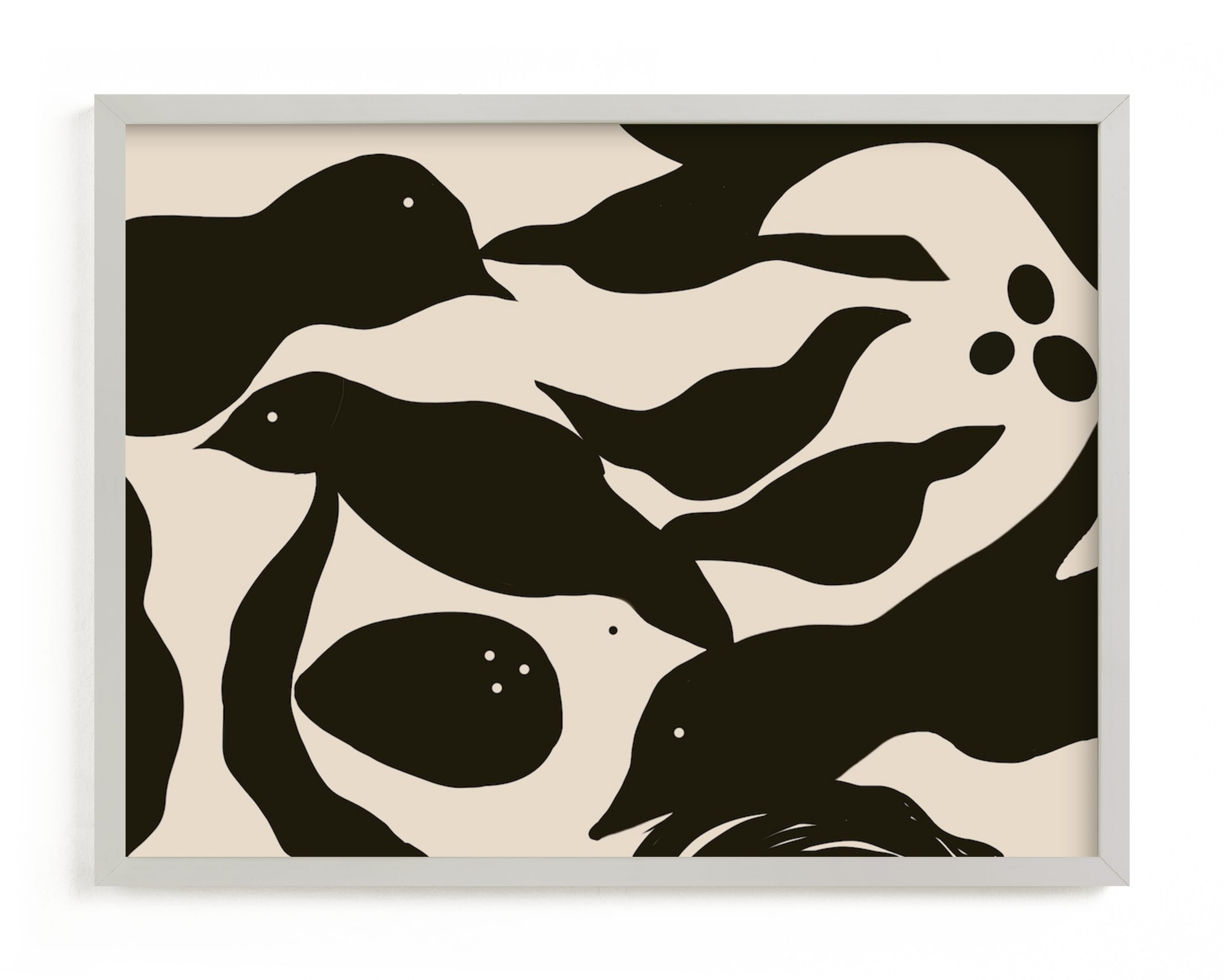 Swimming Birds Limited Edition Art Print - Image 0