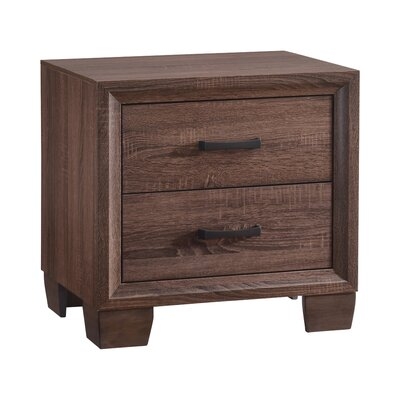 Lafever 2 - Drawer Nightstand in Brown - Image 0