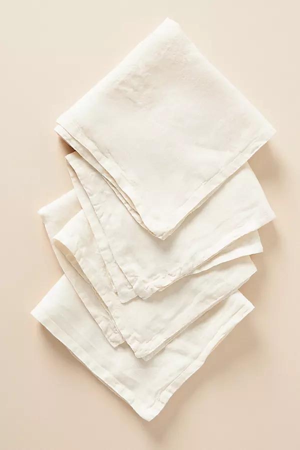 Edison Portuguese Linen Napkins, Set of 4 - Image 0