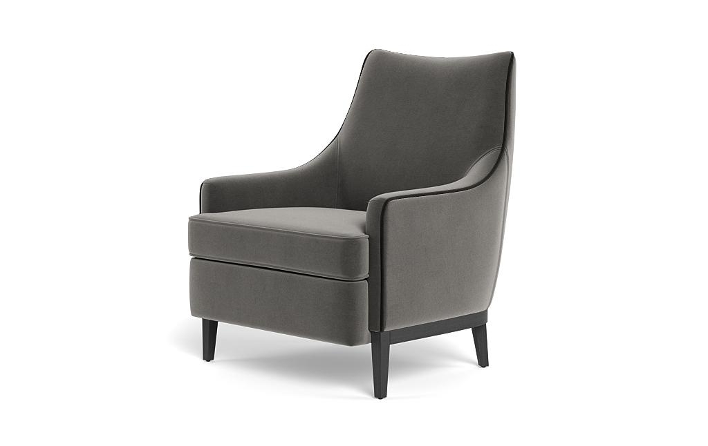 Kingsley Accent Chair with Contrast Piping - Image 2