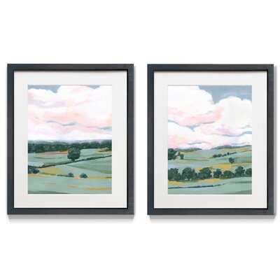 Pastel View I - 2 Piece Picture Frame Print Set - Image 0