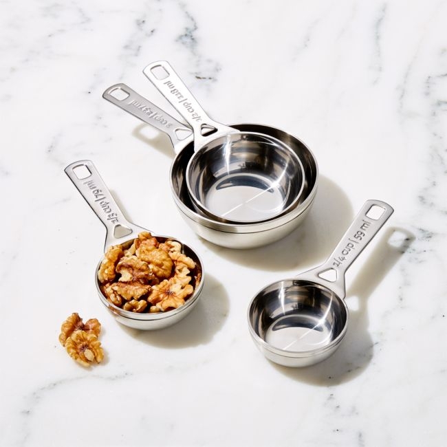 Le Creuset ® 4-Piece Stainless Steel Measuring Cup Set - Image 0