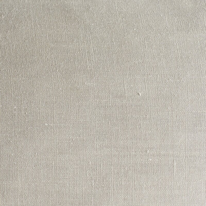 Centralia Linen Throw Pillow, Natural, 20" x 20" - Image 1