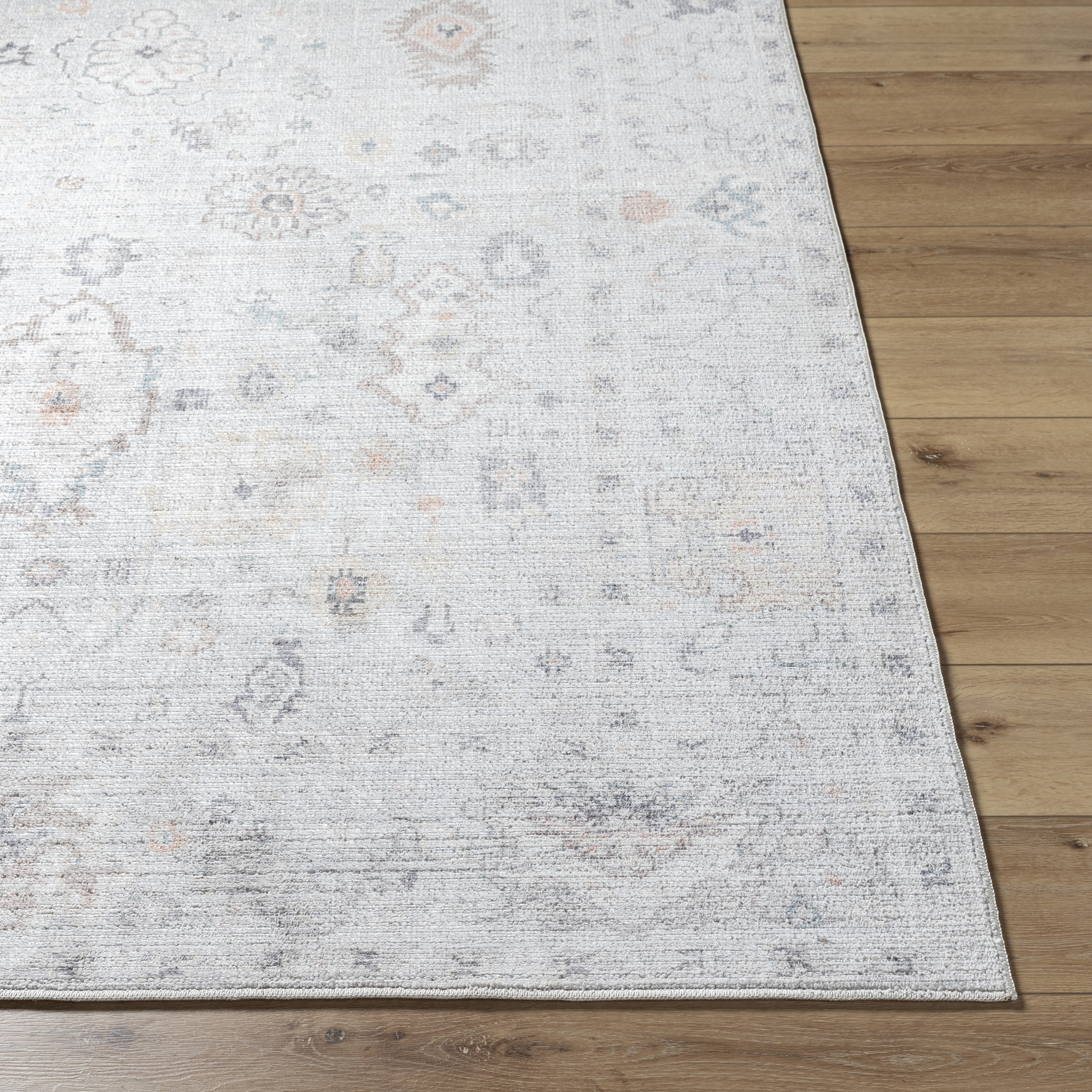 Marlon Beige Indoor 2'7" x 7'3" Machine Woven Rug - Image 1