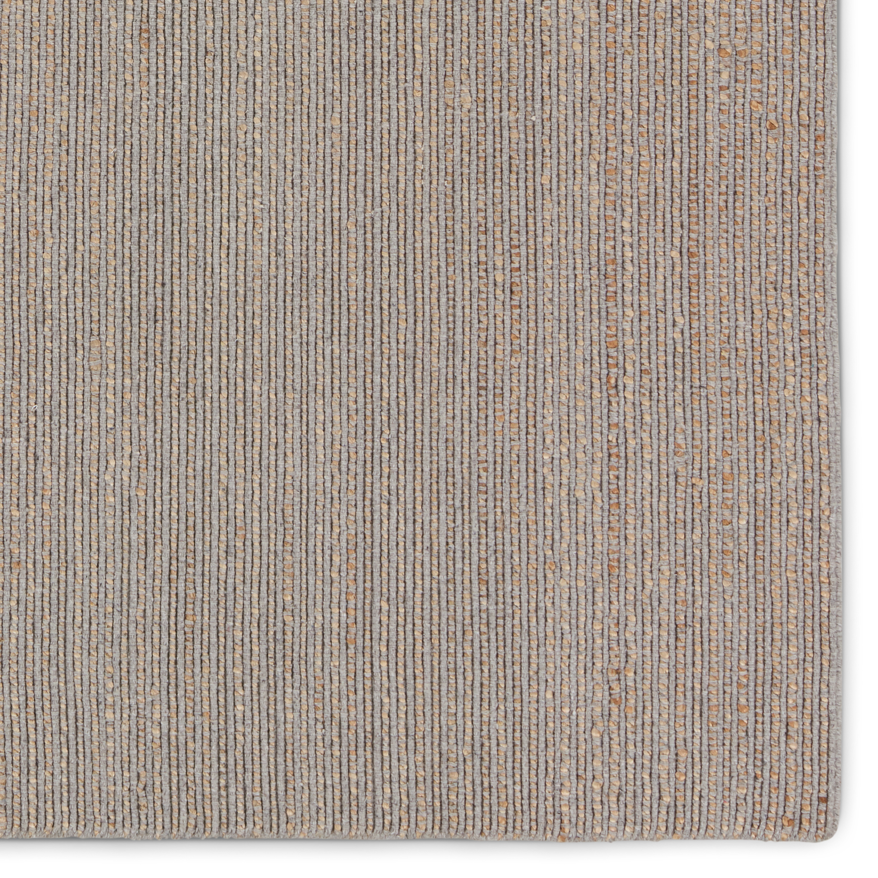Latona Handmade Striped Gray/ Brown Area Rug (5'X8') - Image 3