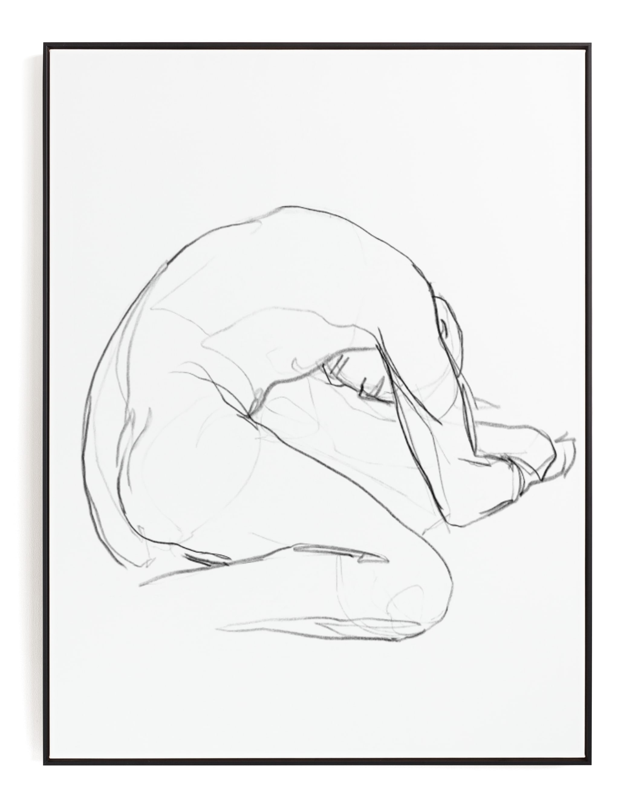 Seated Figure Art Print - Image 0