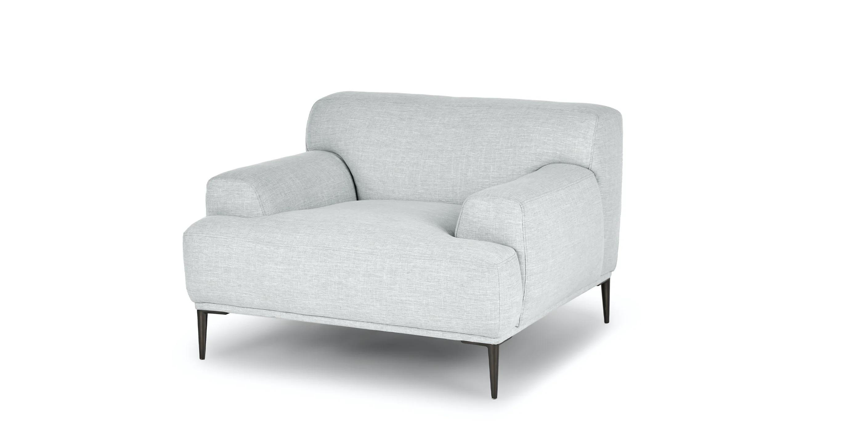 Abisko Mist Gray Lounge Chair - Image 2