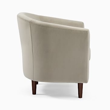 Mila Chair, Performance Coastal Linen, Midnight, Soft Wheat - Image 3