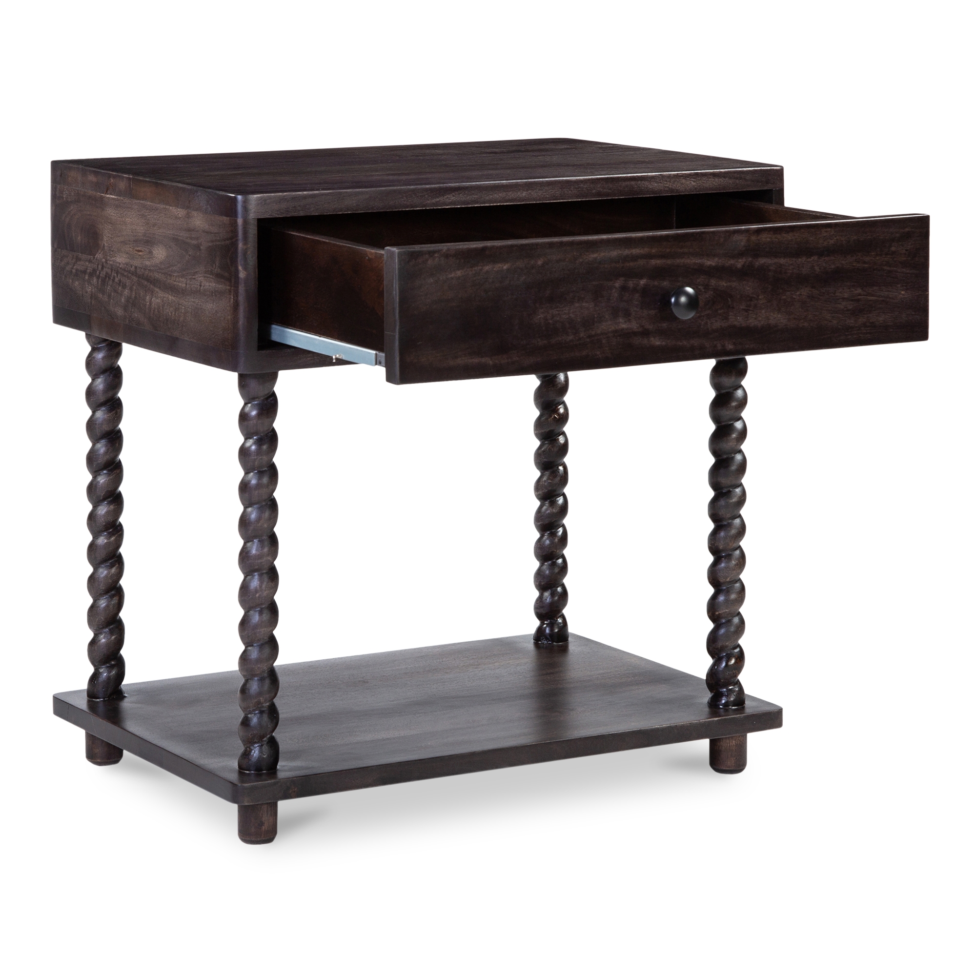 Tabitha Nightstand Dark Brown - Image 1
