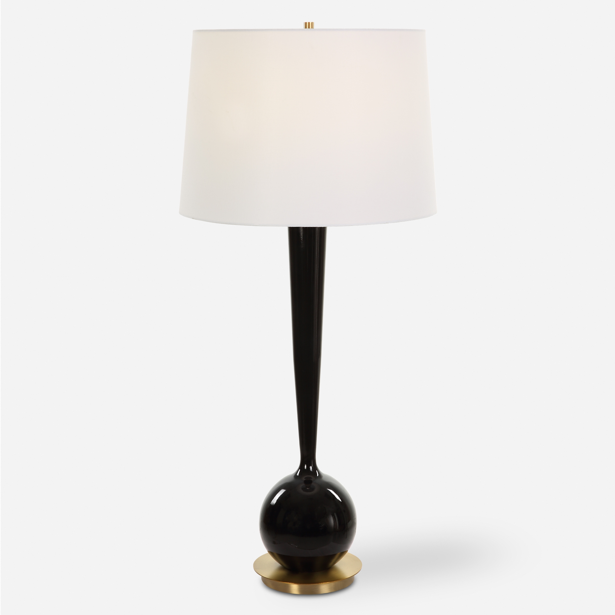 Brielle Polished Black Table Lamp - Image 0