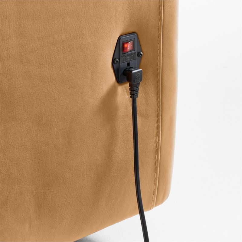 Leisure Power Recliner Leather 4-Piece Sectional Sofa - Image 6