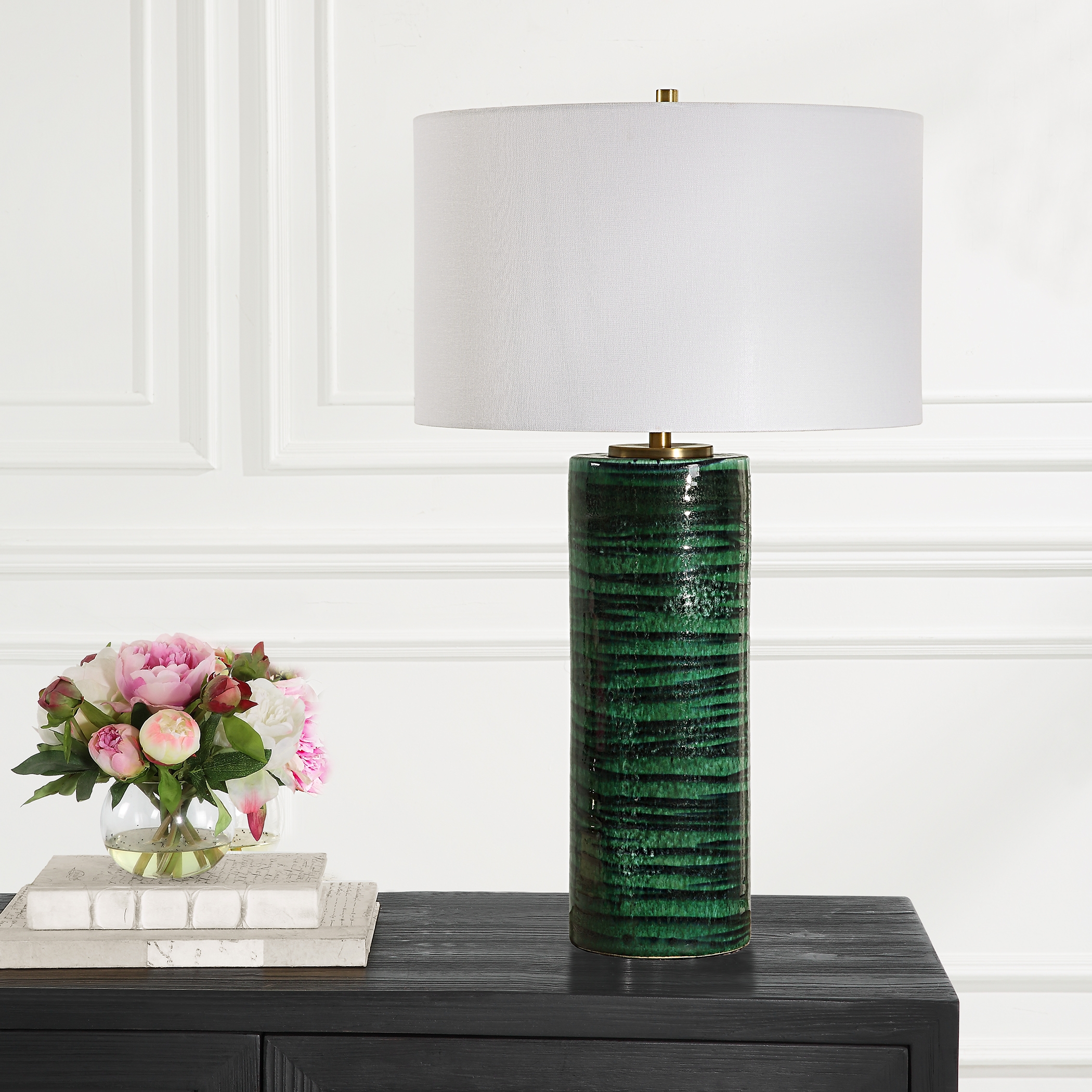 Galeno Emerald Green Table Lamp - Image 2