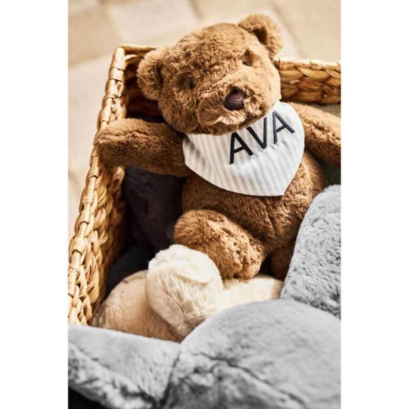 Crate Cuddlies Small Brown Bear Kids Stuffed Animal - Image 3