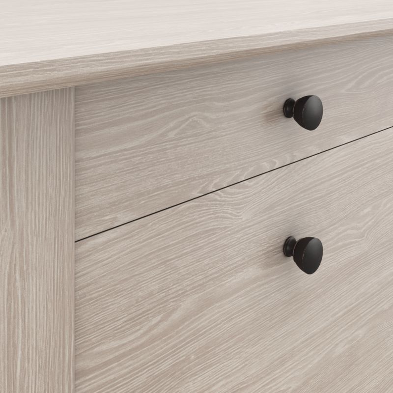 Ainsworth Pickled Oak Executive Desk - Image 3