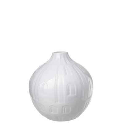 Winfred White 6" Ceramic Table vase - Image 0